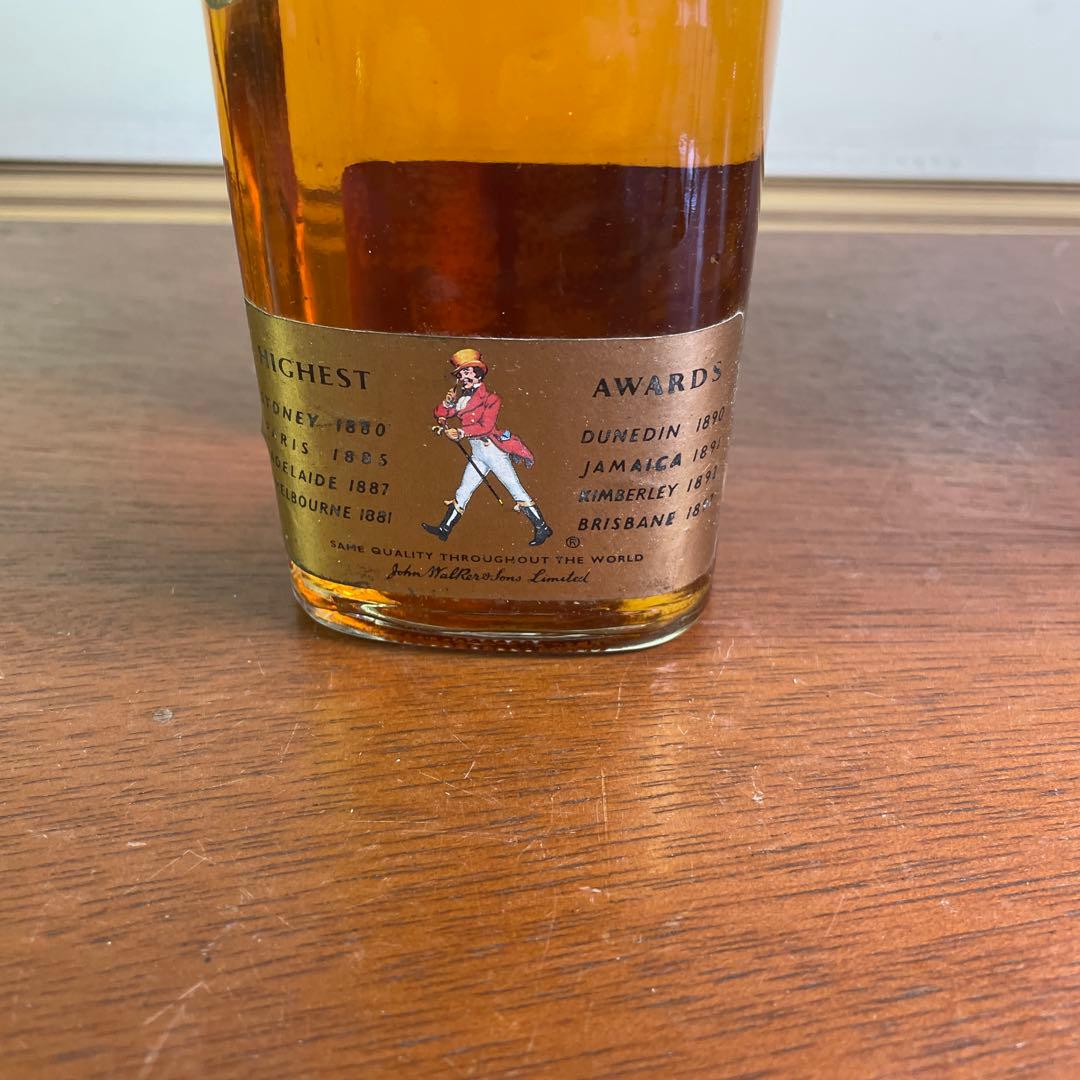 ジョニーウォーカー 黒ラベル 赤ラベル ウイスキー特級 未開封 70年代