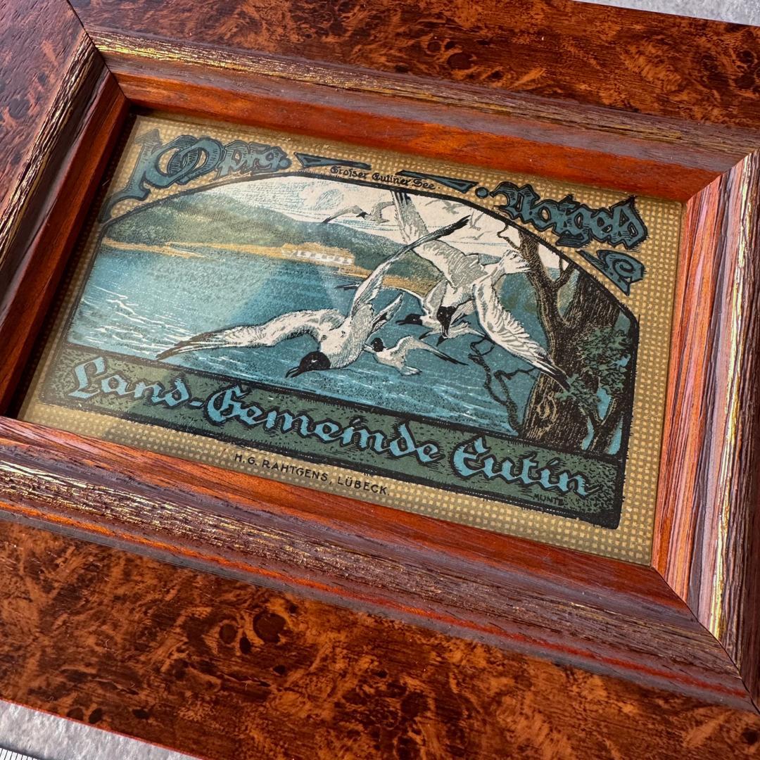 本物保証 ノートゲルト ユーティン＝ラント額装セット ドイツ