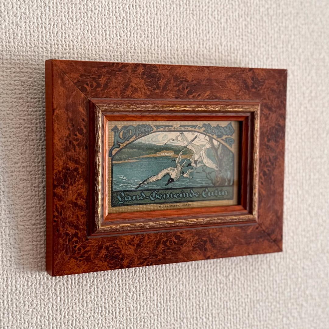 本物保証 ノートゲルト ユーティン＝ラント額装セット ドイツ