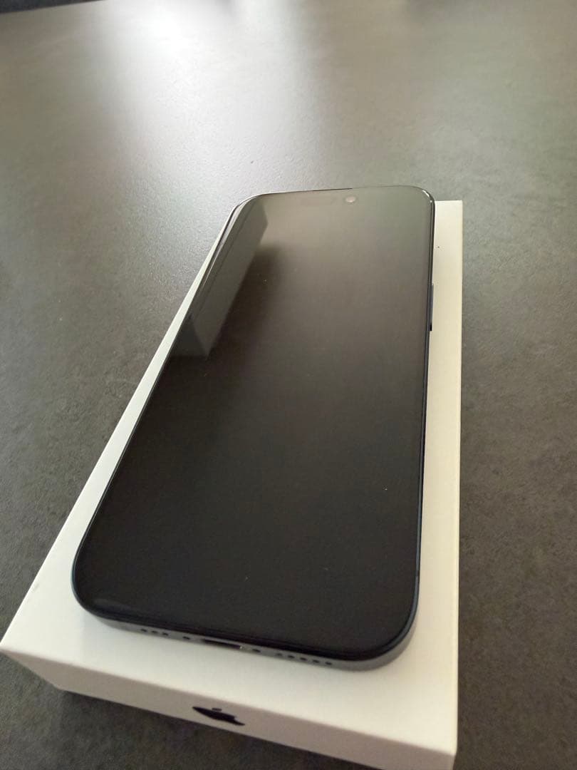 美品電池93%】iPhone15 Proブルーチタニウム256GBSIMフリ-