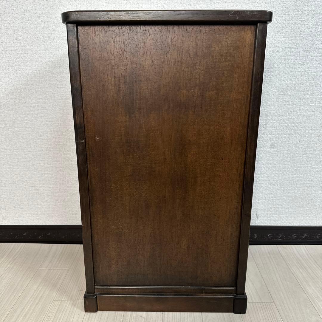 希少品 真鍮取手 オールド カリモク コロニアル 電話台 TEL台 i4