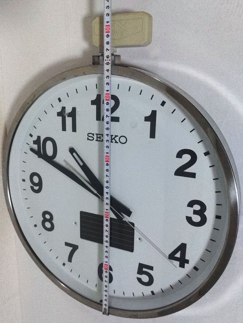 SEIKO 特大　ソーラー時計　sf211s 　 学校　駅【訳あり】