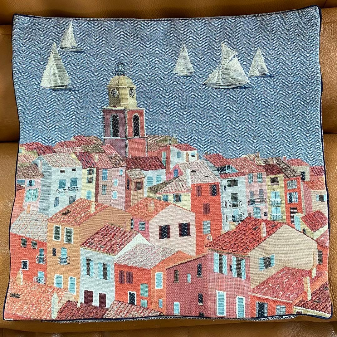 美品♥️ イヴドローム クッション 2枚 ゴブラン織♪南仏 iosis paris