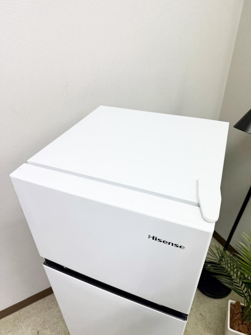 Hisense 冷蔵庫 小型 ホワイト 124L 2023年製 3ヵ月保証