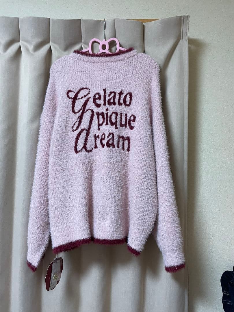 新品ジェラートピケルームウェアカーディガン