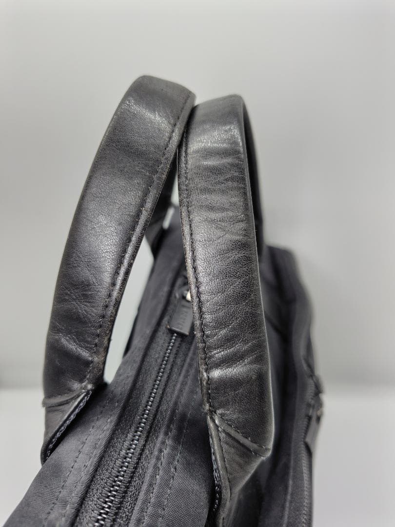 美品【PORTER／タイム】2WAYビジネス鞄■655-08298(ブラック)