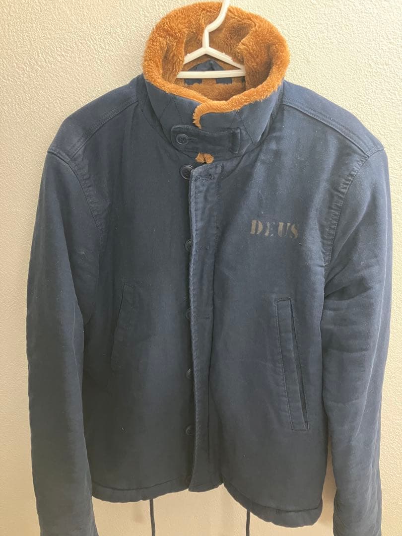 DEUS EX MACHINA ボア襟付きジャケット