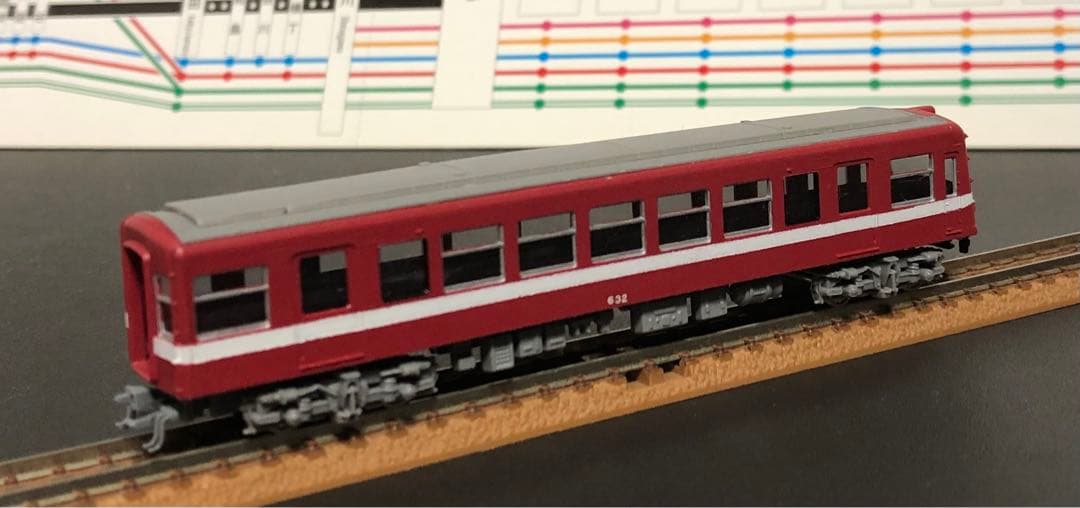 管理番号1646 京急 旧600形非冷房 Nゲージ トロリー車4両