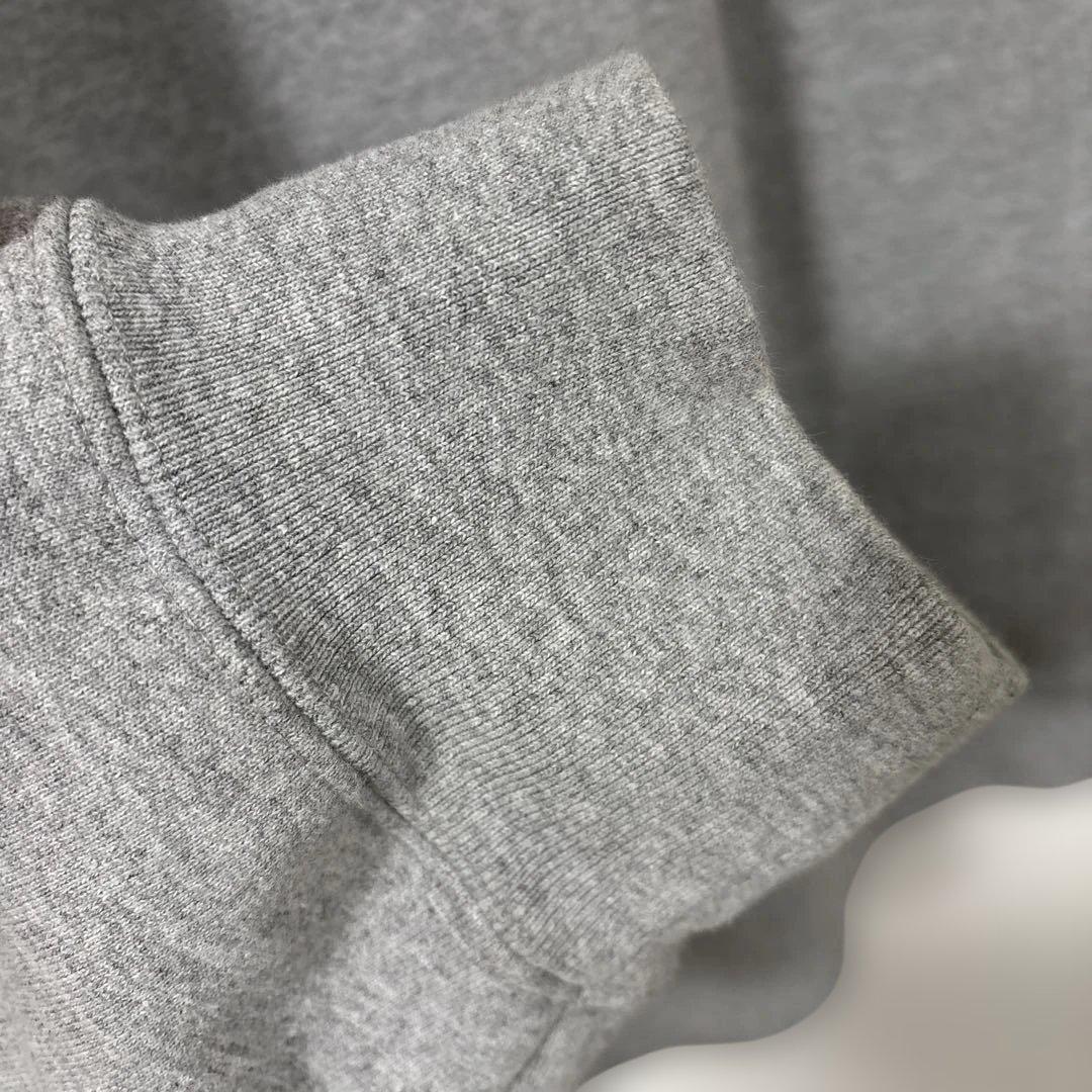 ブルードラゴン！Supreme グレー フード付きジップパーカー