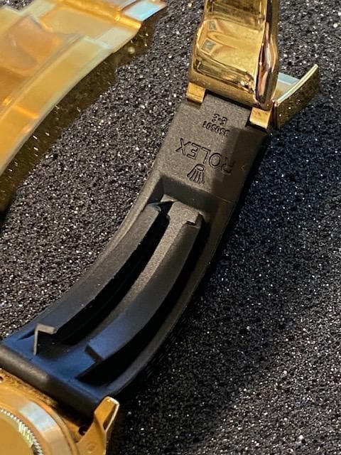 Rolex 交換ラバーベルトグリーン、ブルーセット販売　topishin