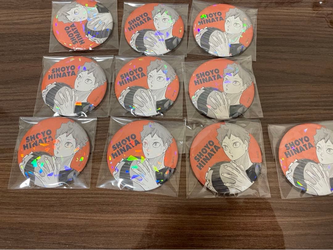 ハイキュー 日向翔陽 オールスター缶バッジ 2種 合計55点セット