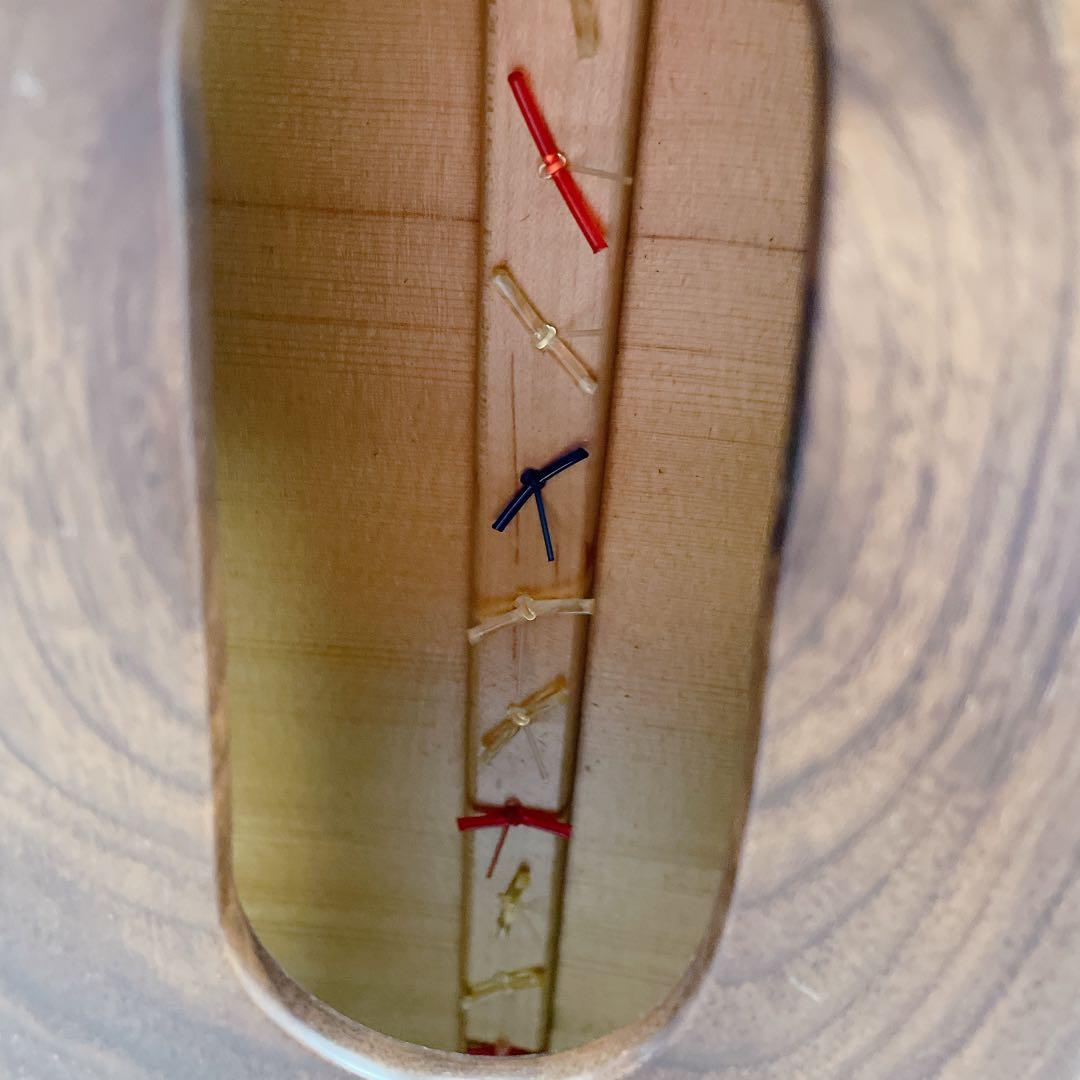 25年製 AOYAMA ハープ 25s 25弦 サウルハープ ブラウン