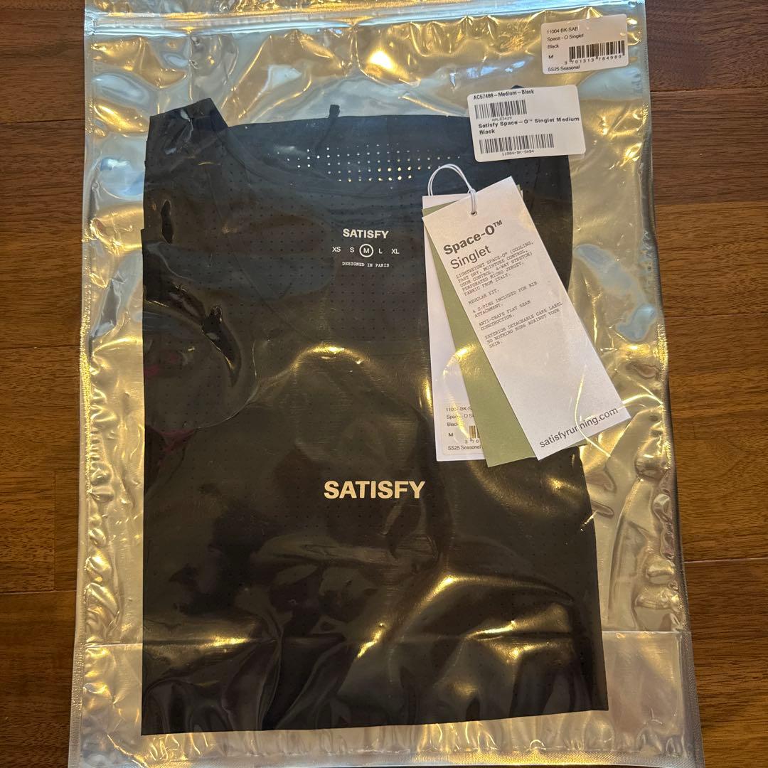 サイズM】SATISFY メッシュタンクトップ ブラック