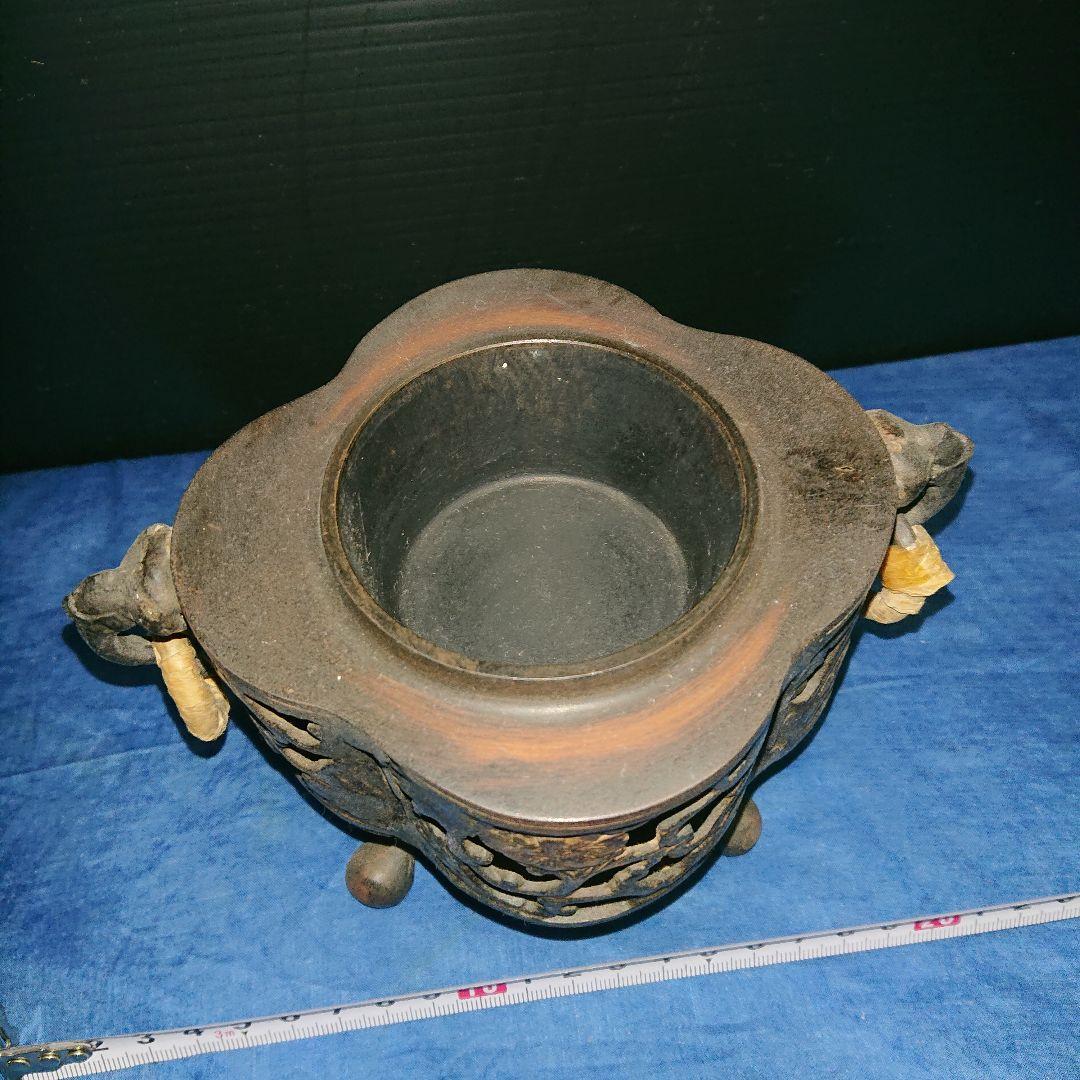 大明宣徳年製香炉、獅子