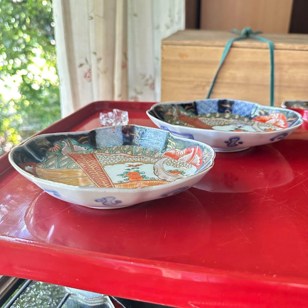 I様へ感謝お嫁入り‼️伊万里錦手若松＆橙＆ふきよせ