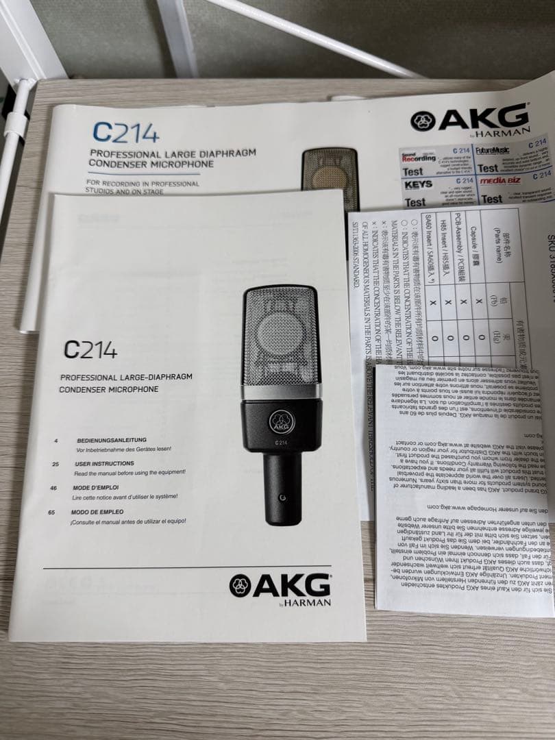 AKG c214 美品