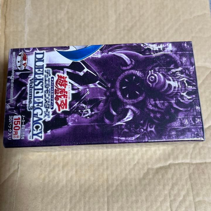 遊戯王 デュエリストレガシーDUELIST LEGACYvol.３未開封boxb