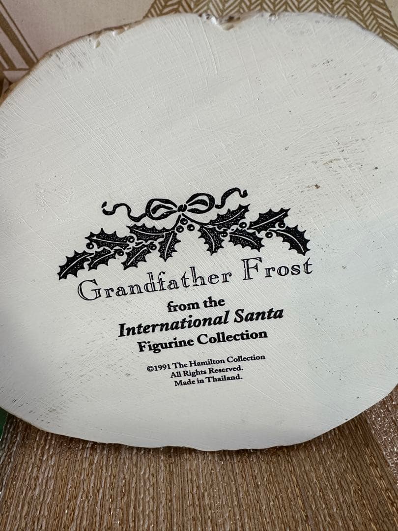ハミルトンコレクション 陶器製サンタクロース