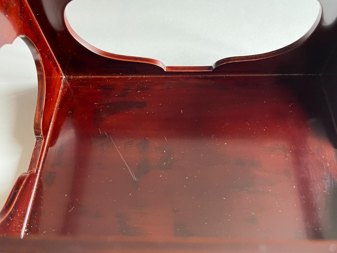 川瀬表完 香狭間透し溜 莨盆 茶道具