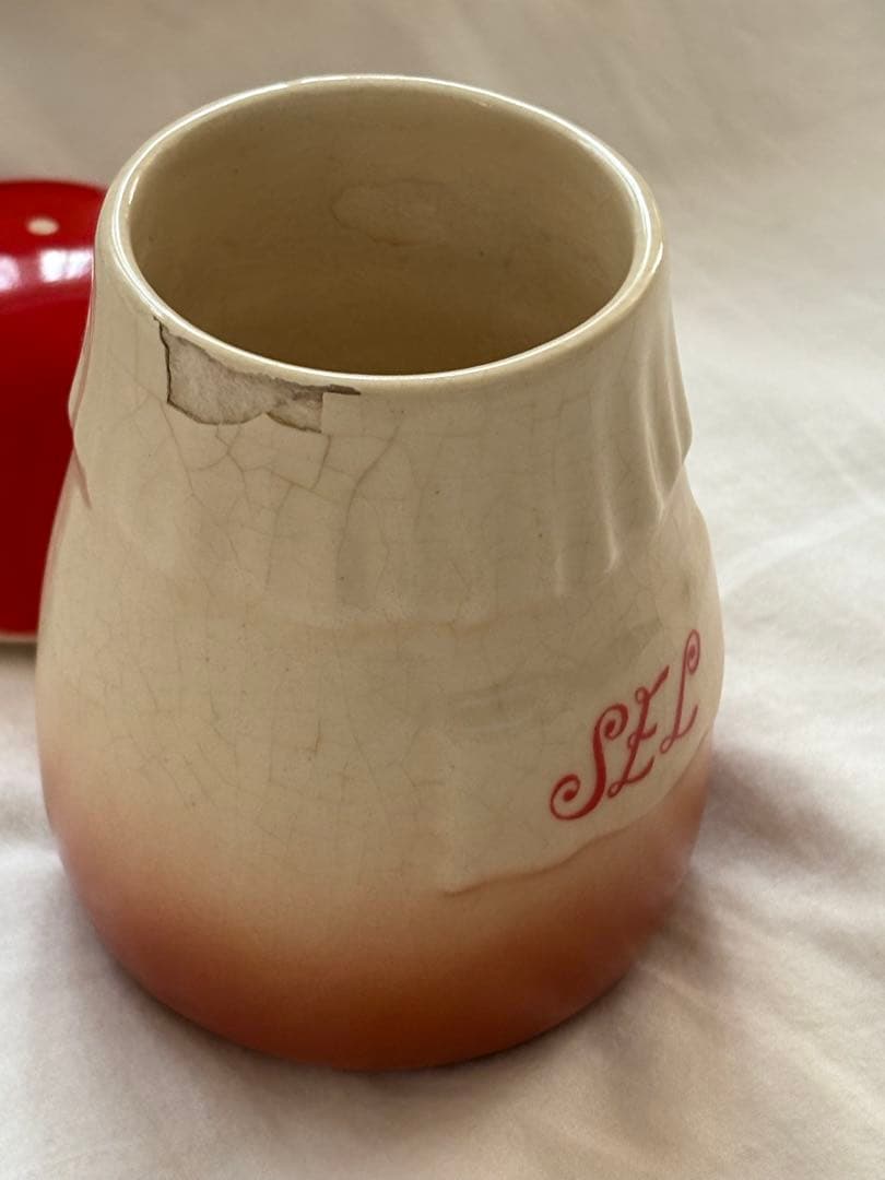 フランスアンティーク きのこのキャニスター 5客セット