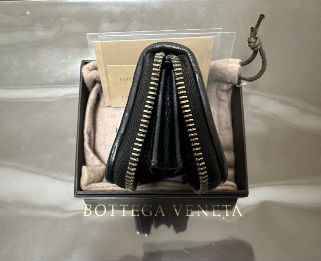 ★【極美品】ボッテガヴェネタ ケース ラム／ネロブラック／✨✨✨5️⃣