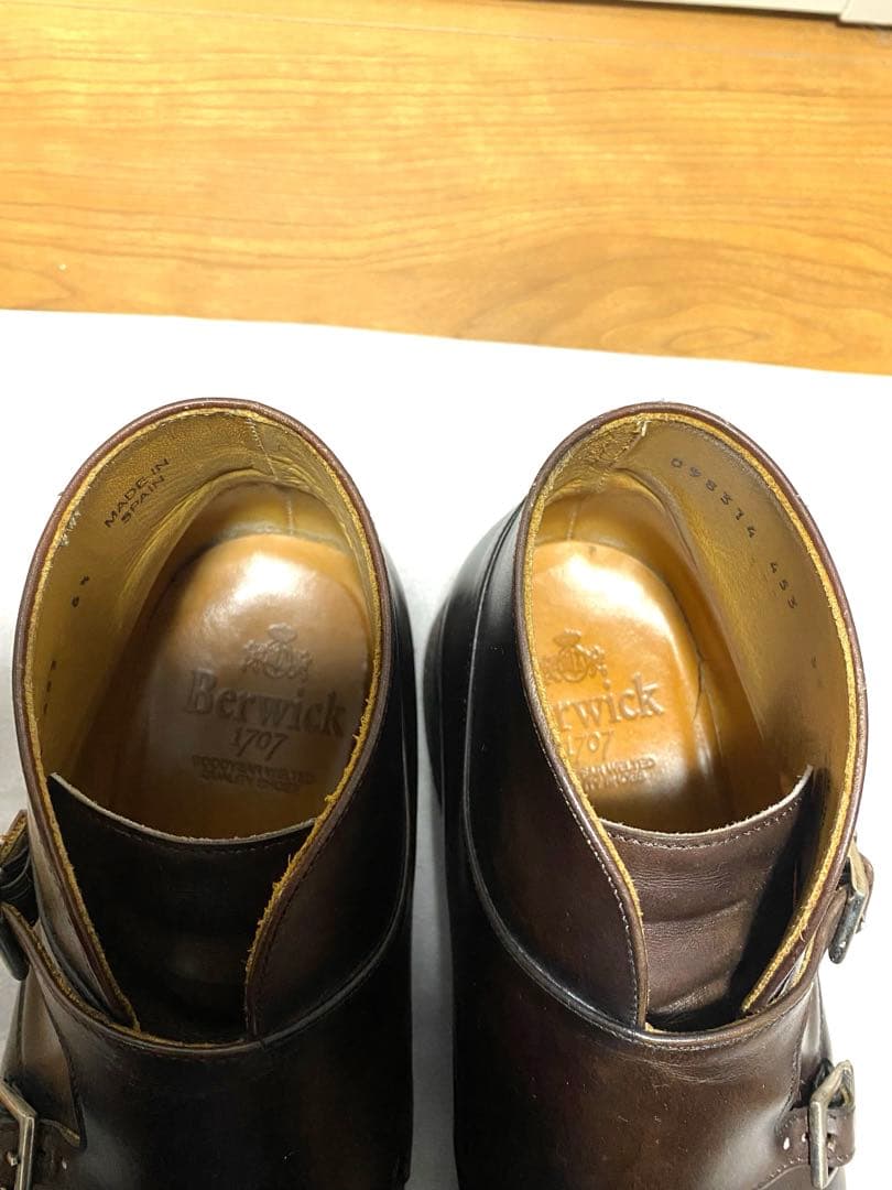 Berwick バーウィック ダブルモンク ブーツ 453 ヴィブラム ソール