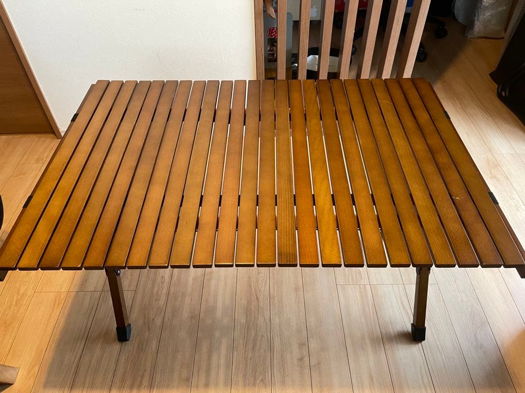 WAQ フォールディングウッドテーブル【使用1回美品】