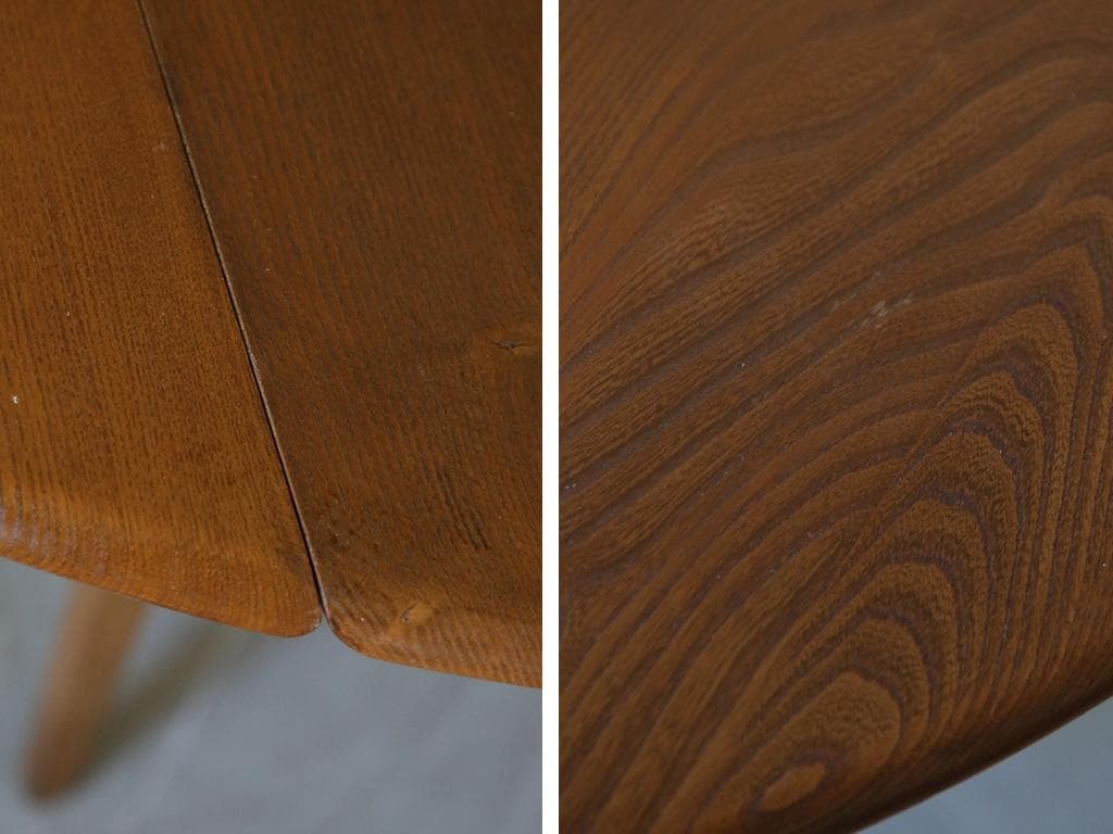 英国アンティークアーコールドロップリーフテーブル/ダイニング机(84-312)