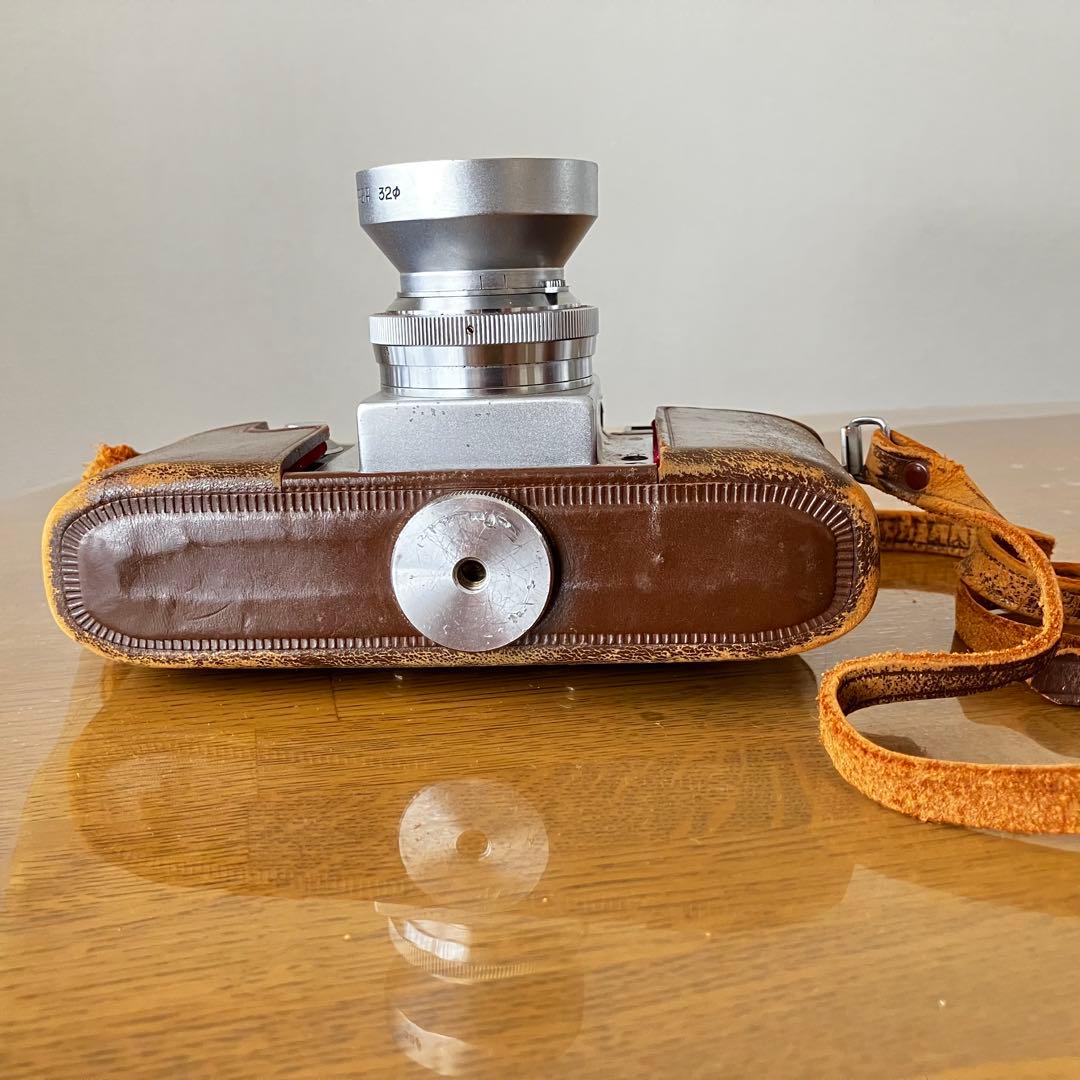 Asahiflex アサヒフレックス 一眼レフカメラ 革ケース付き