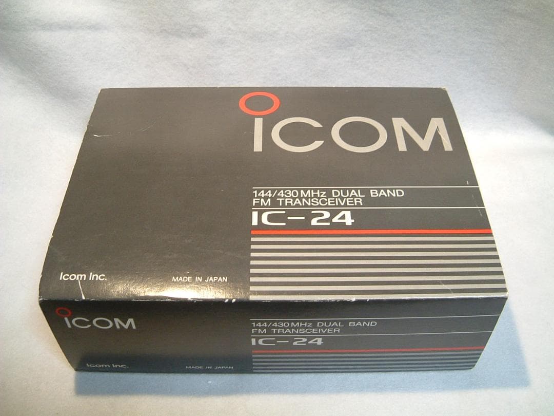 動作品】【icom IC-24】144/430MHz FMトランシーバー＋電源