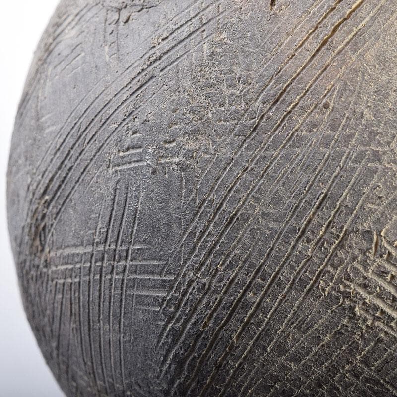 朝鮮美術須恵器新羅土器新羅無細土持ち手付壷V8924