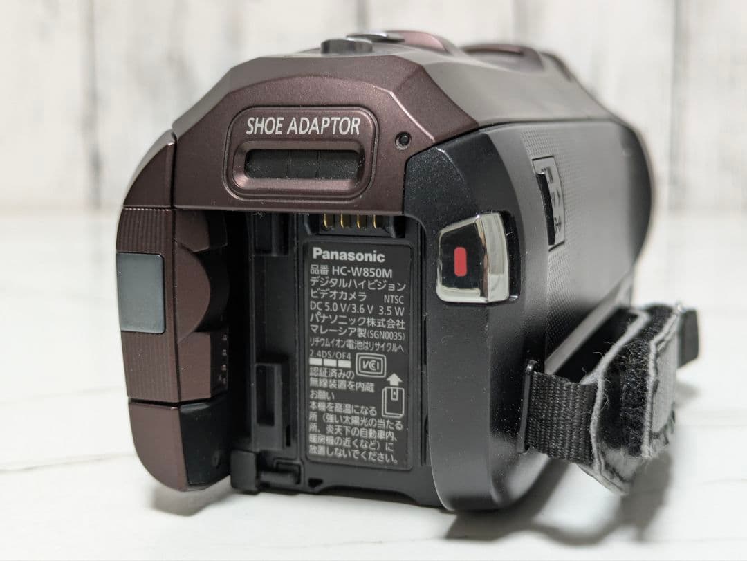 Panasonic　HC-W850M　Wi-Fi機能　SDカード付き