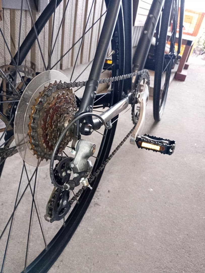 Giant クロスバイク エスケープ ディスクブレーキ カスタム