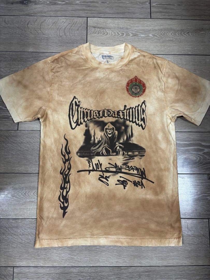 CACTUS JACK CIRCUSMAXIMUSTOUR Tシャツ　サイズL Travis Scott Utopia Circus Maximus Tour Astro World Cactus Jack T