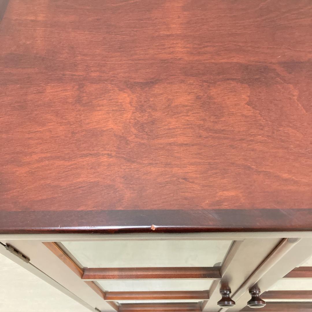 和光 北海道 民芸 キャビネット サイドボード 椛材 カバ