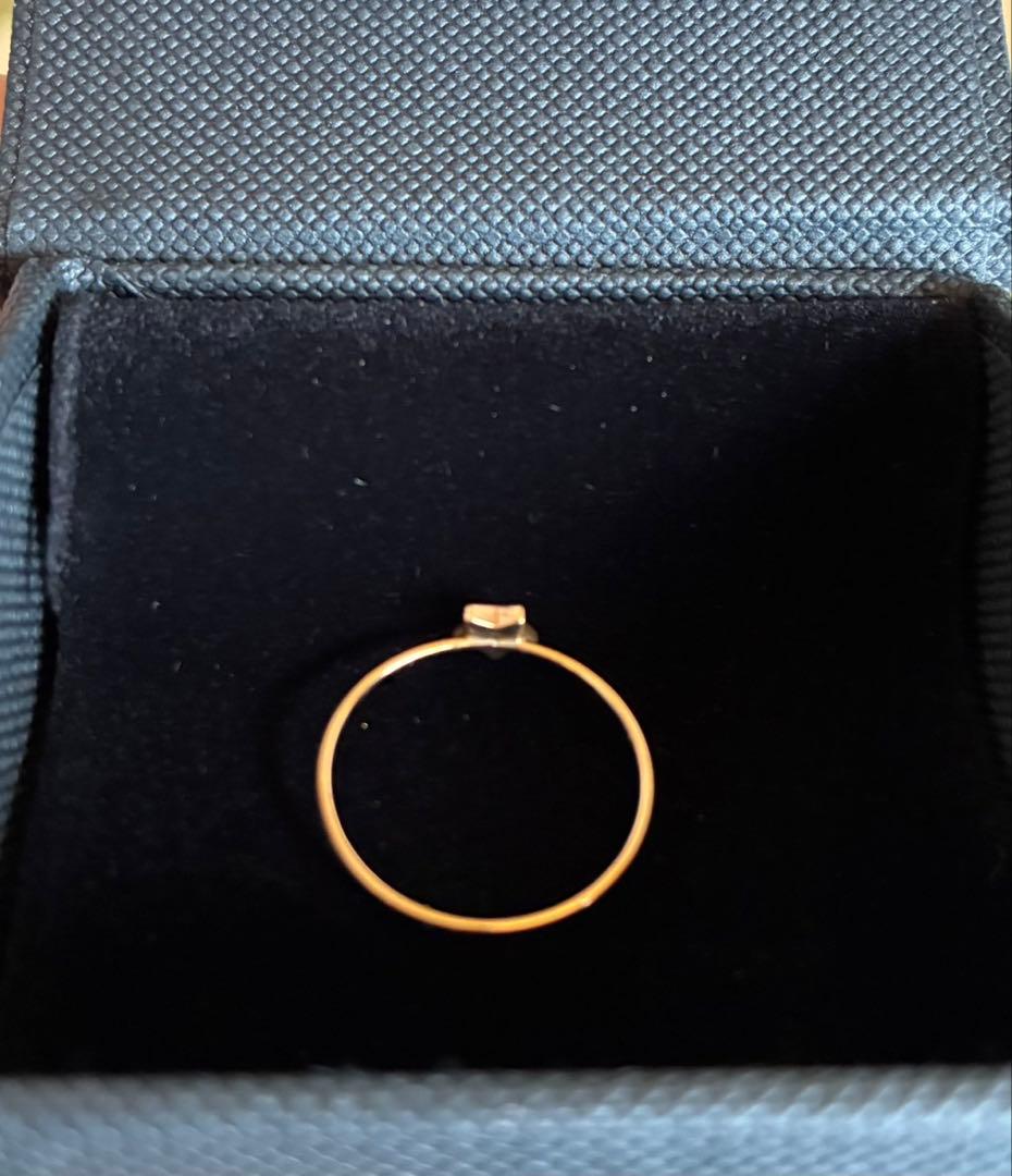 Ray BEAMS K10 スターピンキーリング 5号