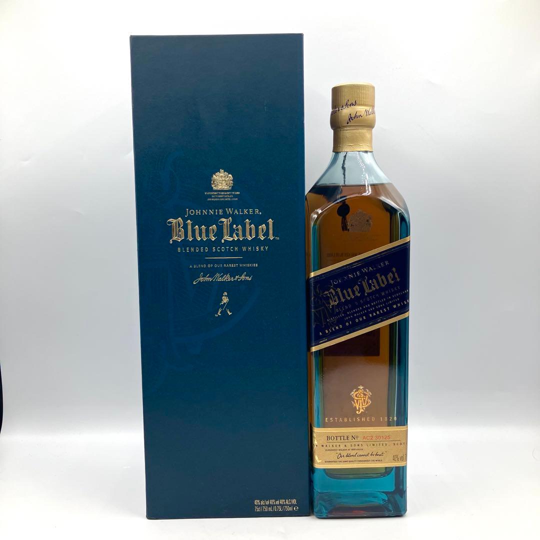 L*s様 未開栓 ジョニーウォーカー ブルーラベル 750ml 40度 箱付き ジョニーウォーカー（JOHNNIE WALKER） ブルーラベル 750ml 1本 箱付き