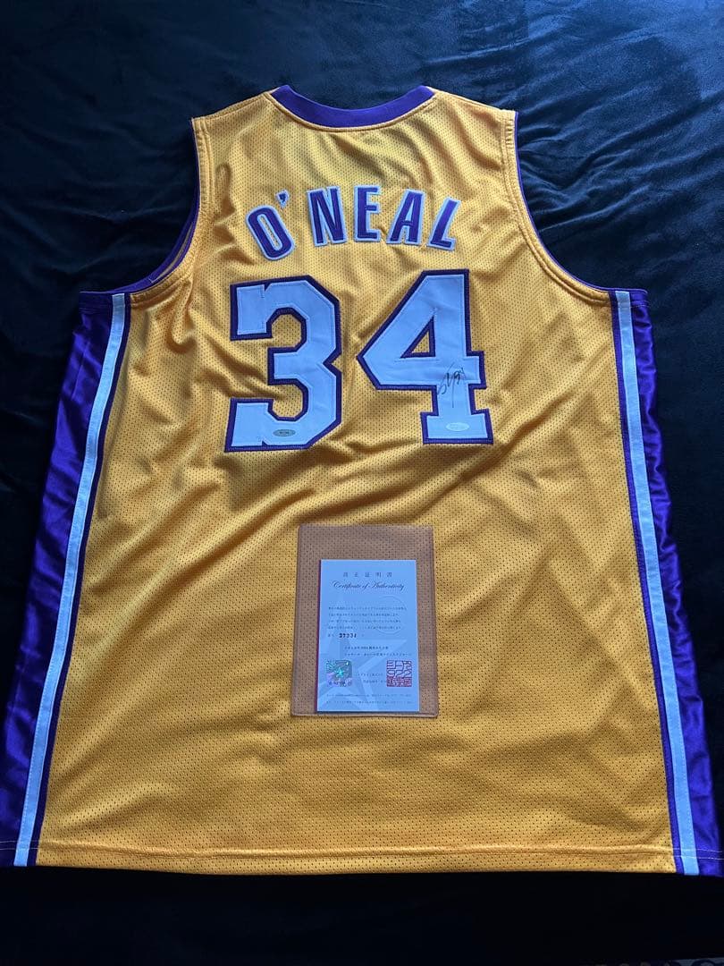 2021 shaquille o'neal シャキールオニール サイン ジャージ｜直筆