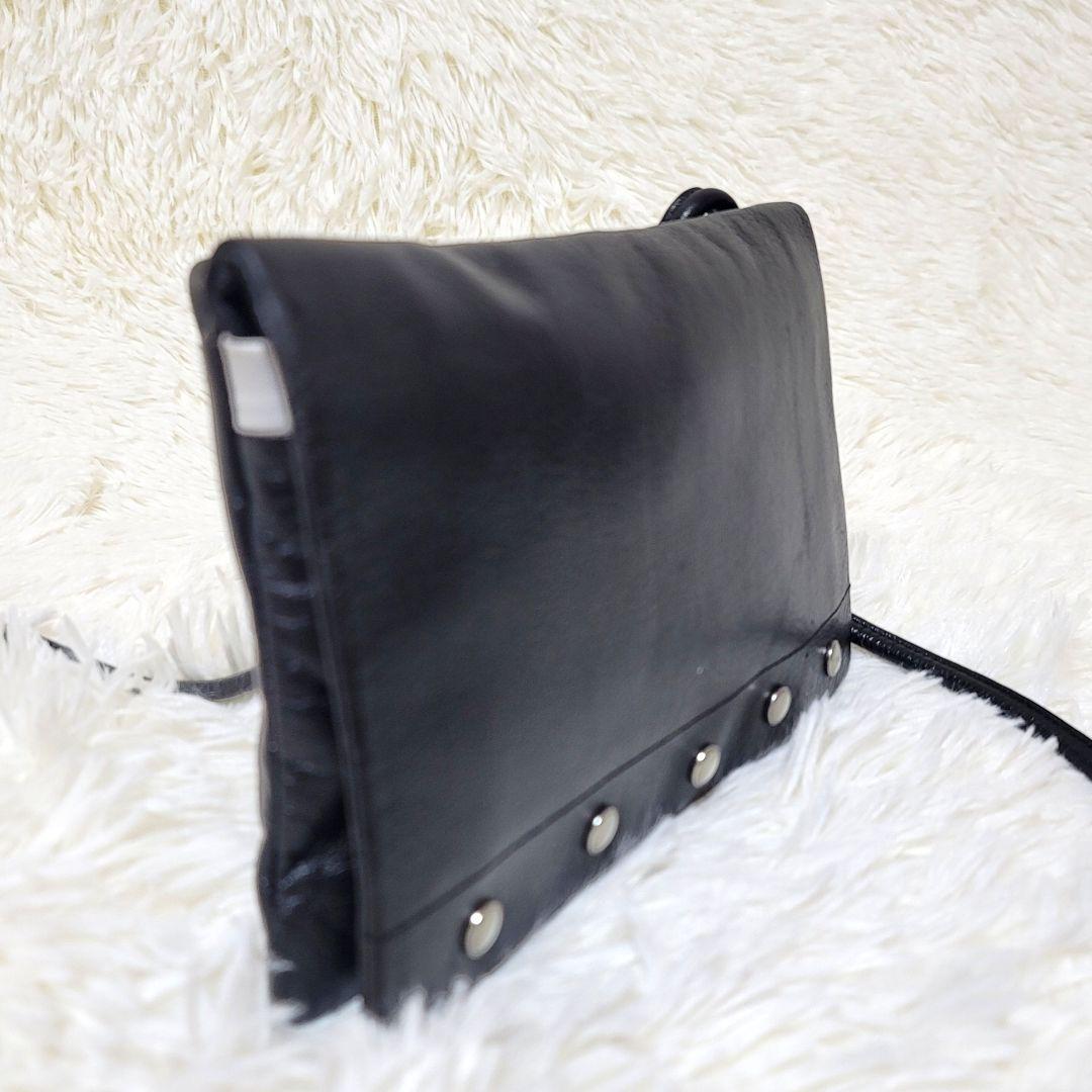 美品❤️アニエスベー ボヤージュ ショルダーバッグ レザー 軽量 斜め掛け