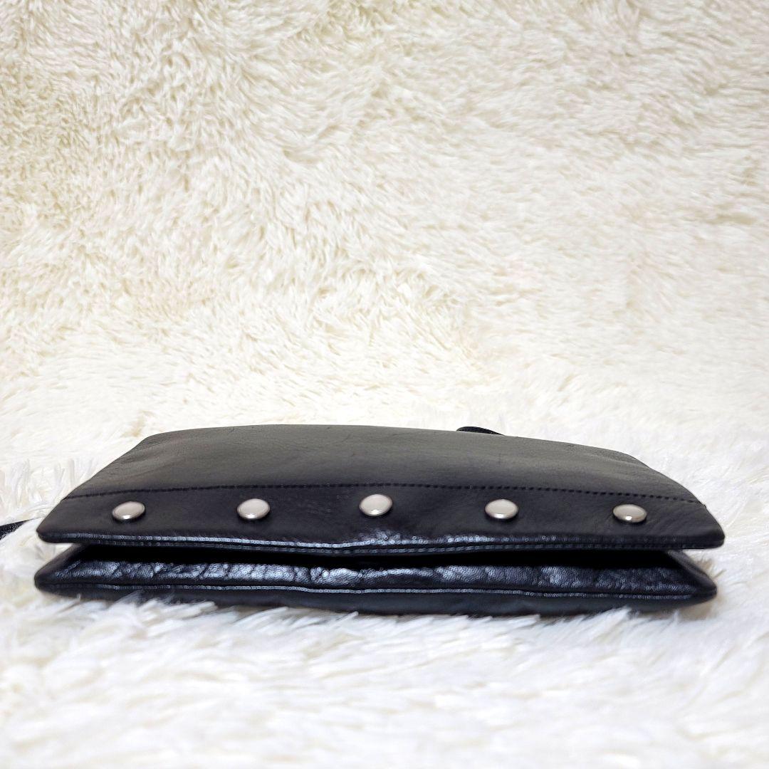 美品❤️アニエスベー ボヤージュ ショルダーバッグ レザー 軽量 斜め掛け