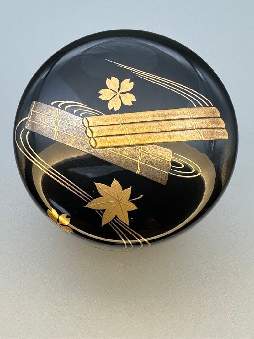 茶道具 棗 若島孝雄 花筏蒔絵 - メルカリ