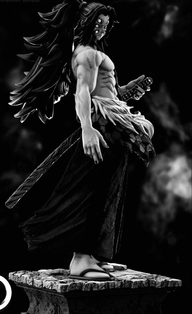 鬼滅 フィギュア ガレージキット 未塗装未組立 鬼滅の刃 上弦の壱