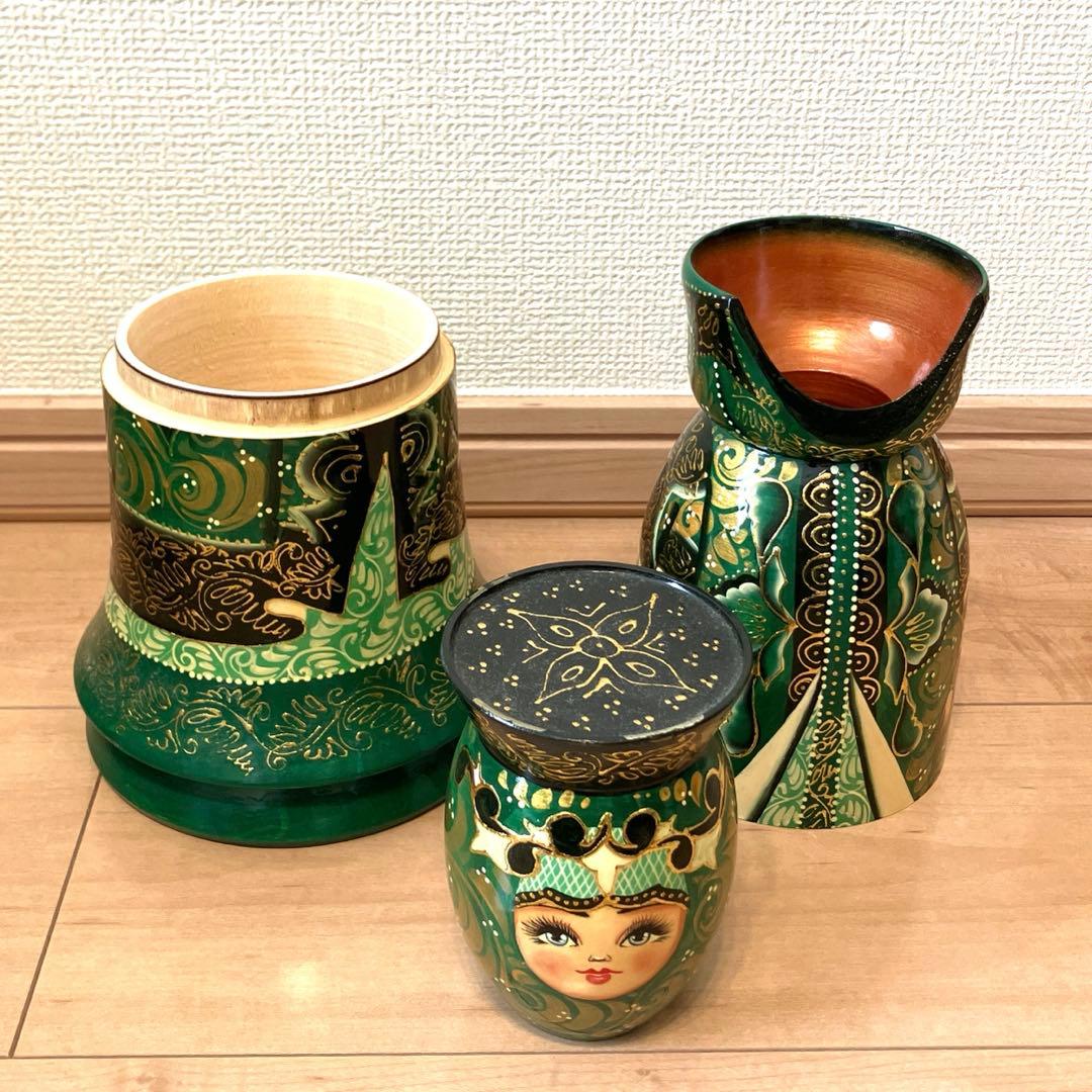 ロシア製 マトリョーシカ ウォッカスタンド　置物