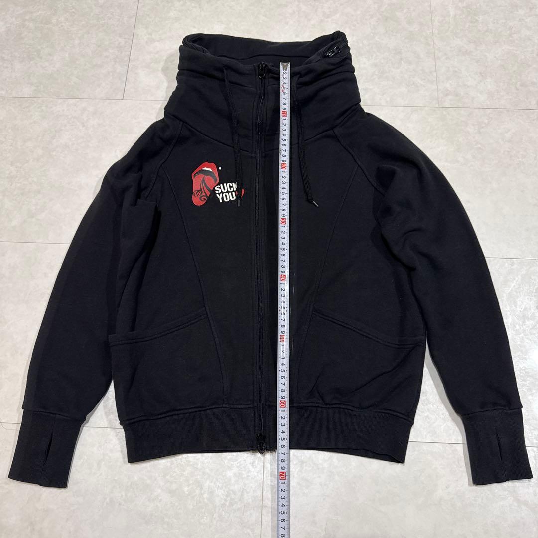 Acid Black Cherry ボリュームネックパーカー フリーサイズ Acid Black