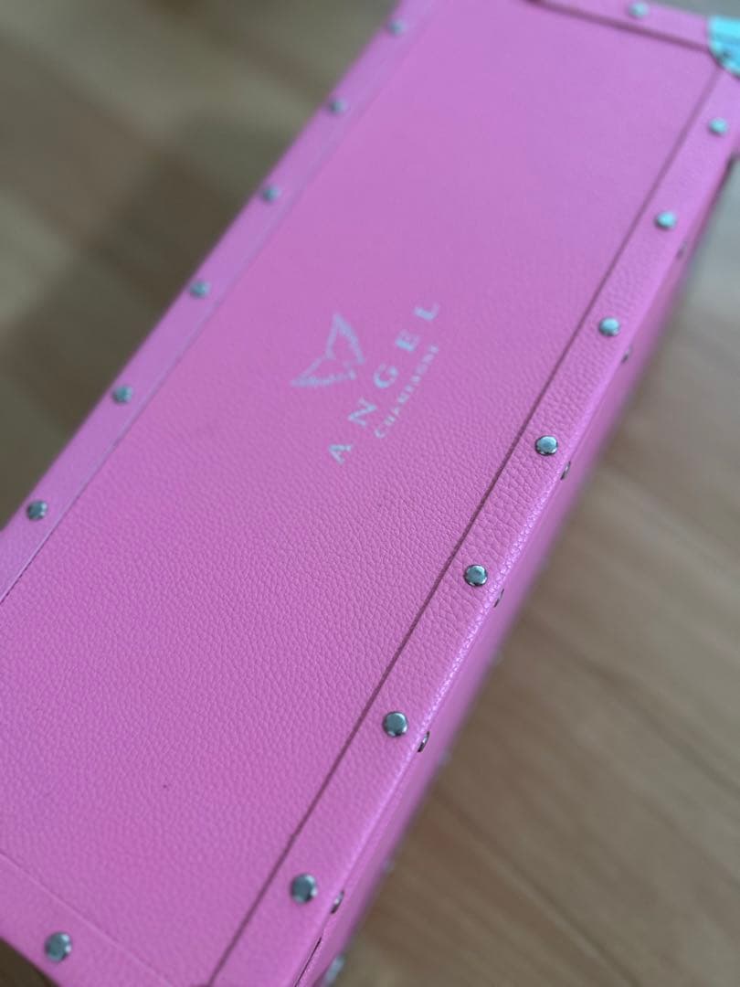未開栓品ANGEL シャンパン ピンク ケース付き 未開栓】ANGEL