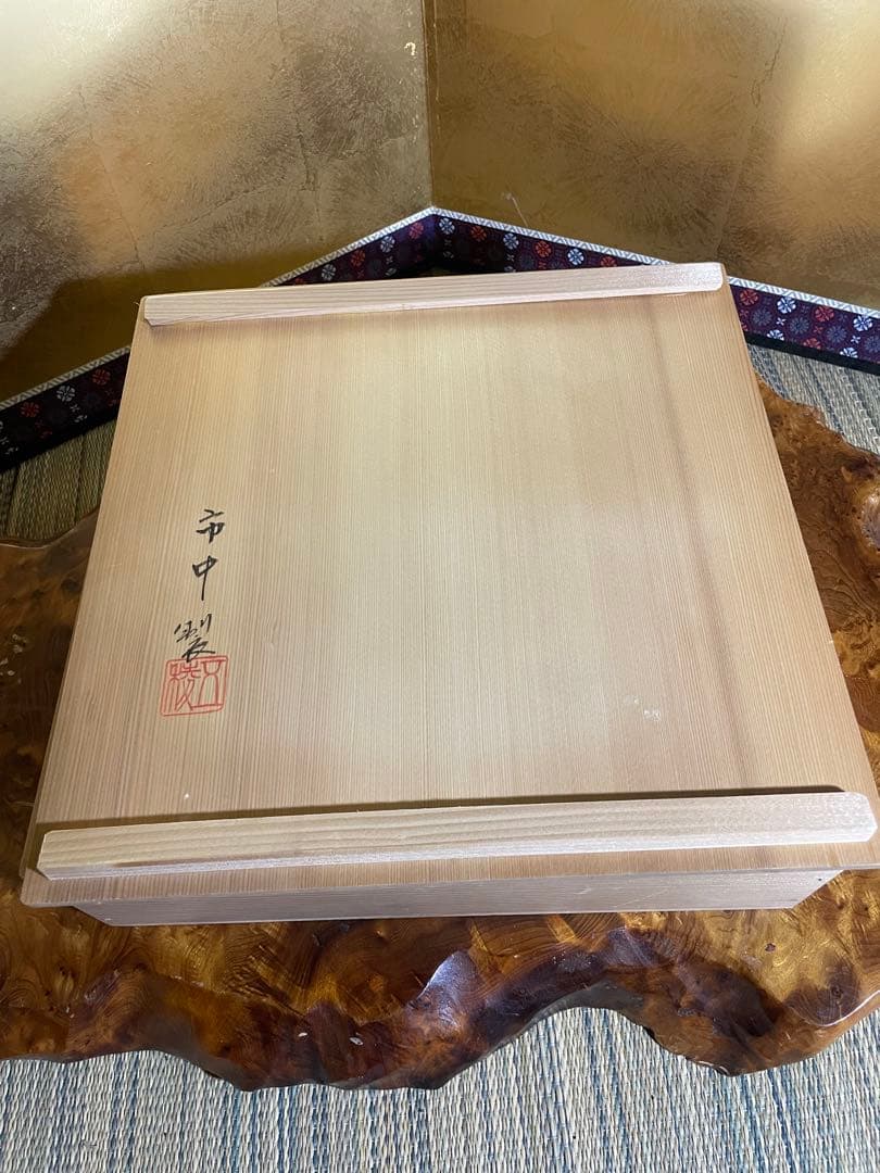 美品　未使用 高級輪島塗 わじま　市中泰三漆器店　黒漆沈金 吸物椀5客