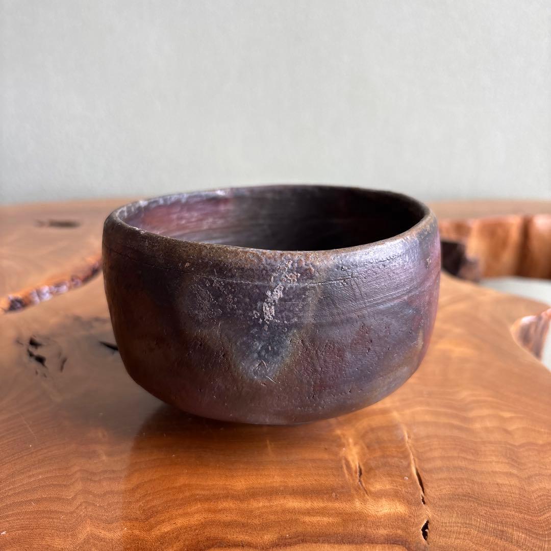 備前焼 宝山 抹茶碗 茶道具 共箱（165t） - メルカリ