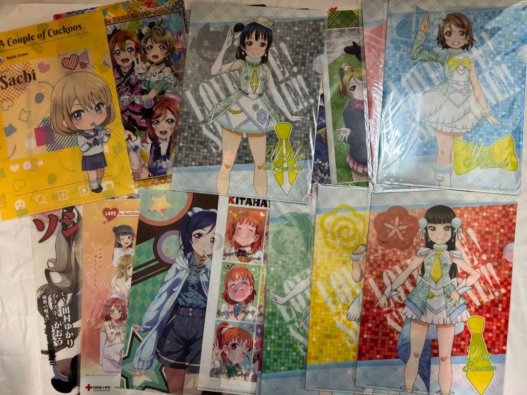 アニメ、ゲーム系 クリアファイル 300枚以上まとめ売り ラブライブ
