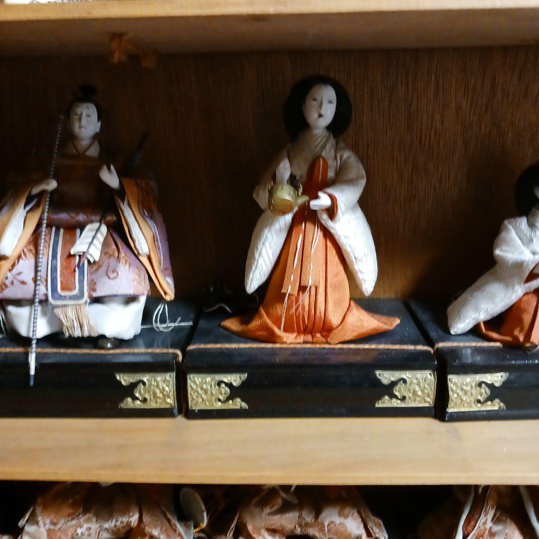 箱型雛飾り　三越15人揃い