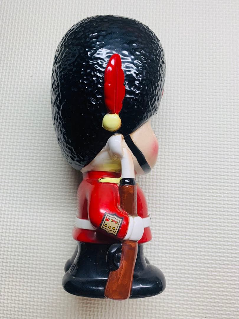 激レア 昭和レトロ 内藤ルネ 陶器 貯金箱 イギリス兵隊 衛兵 ヴィンテージ